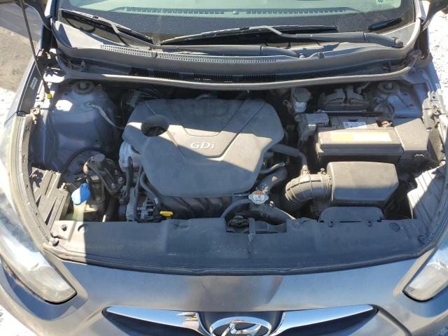 KMHCT5AE2EU174644 - 2014 HYUNDAI ACCENT GLS GRAY photo 11