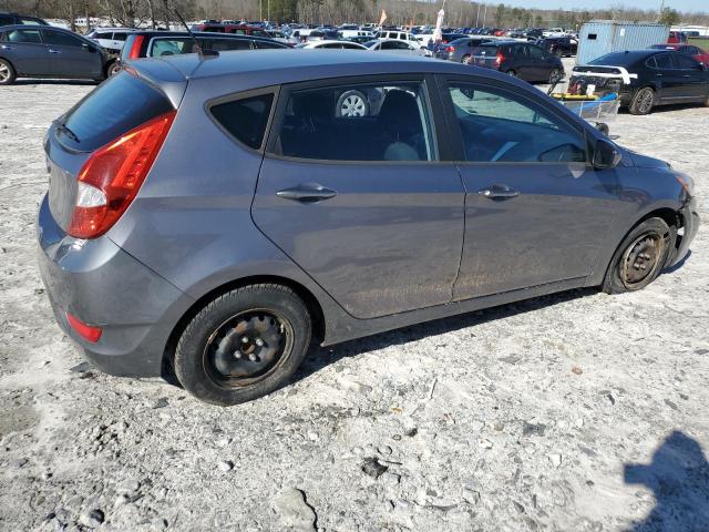 KMHCT5AE2EU174644 - 2014 HYUNDAI ACCENT GLS GRAY photo 3