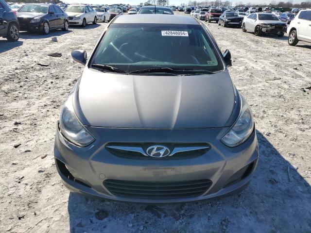 KMHCT5AE2EU174644 - 2014 HYUNDAI ACCENT GLS GRAY photo 5