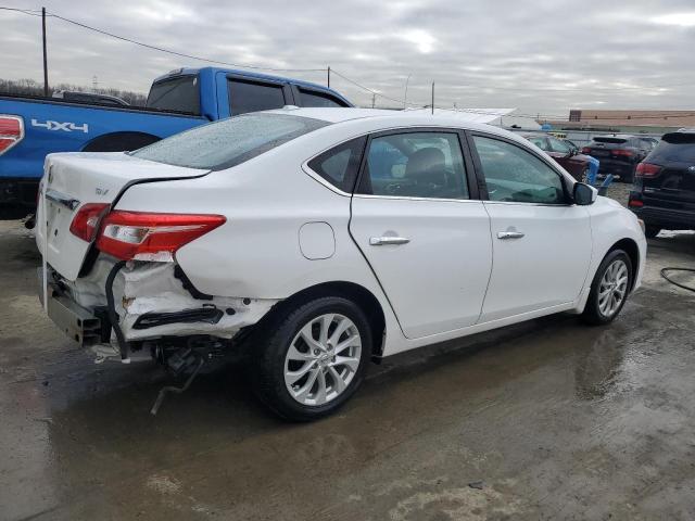 3N1AB7AP5KY318646 - 2019 NISSAN SENTRA S WHITE photo 3