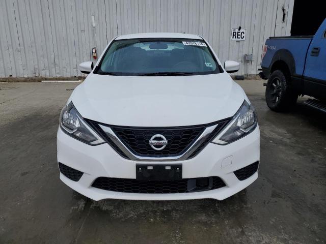 3N1AB7AP5KY318646 - 2019 NISSAN SENTRA S WHITE photo 5