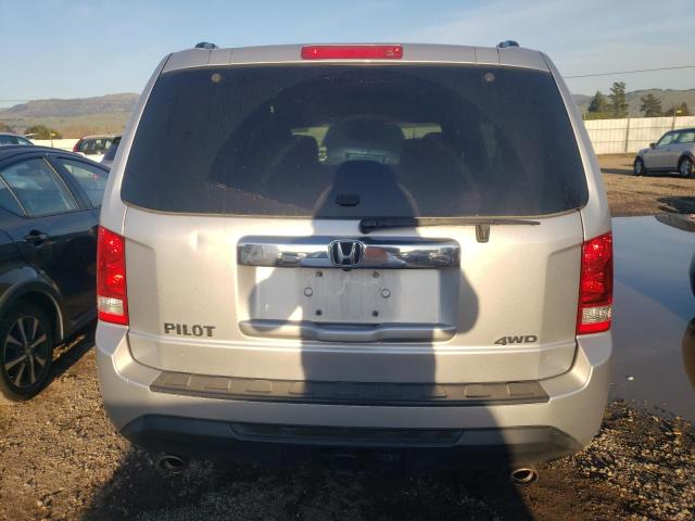 5FNYF4H75FB006848 - 2015 HONDA PILOT EXLN SILVER photo 6