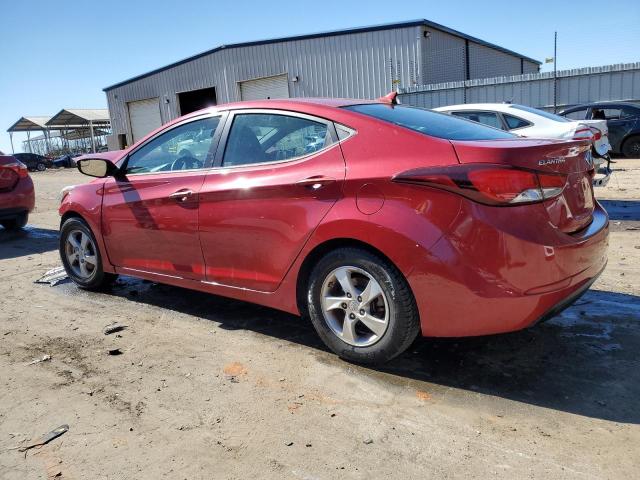 KMHDH4AEXFU347750 - 2015 HYUNDAI ELANTRA SE RED photo 2