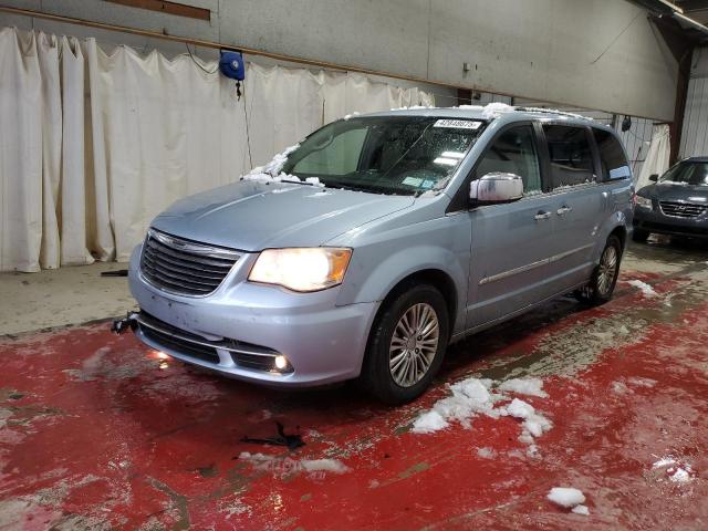 2C4RC1CG1DR623068 - 2013 CHRYSLER TOWN & COU TOURING L BLUE photo 1