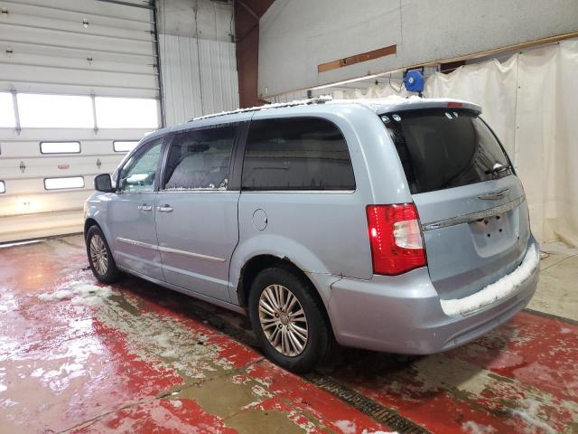 2C4RC1CG1DR623068 - 2013 CHRYSLER TOWN & COU TOURING L BLUE photo 2