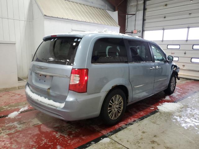 2C4RC1CG1DR623068 - 2013 CHRYSLER TOWN & COU TOURING L BLUE photo 3