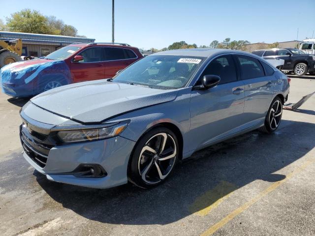 1HGCV2F35NA006441 - 2022 HONDA ACCORD SPORT GRAY photo 1