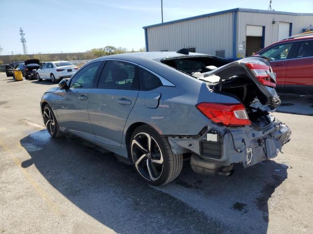 1HGCV2F35NA006441 - 2022 HONDA ACCORD SPORT GRAY photo 2