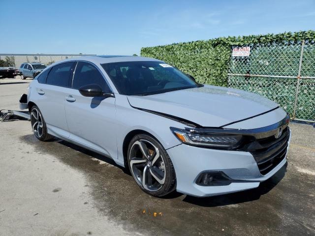 1HGCV2F35NA006441 - 2022 HONDA ACCORD SPORT GRAY photo 4