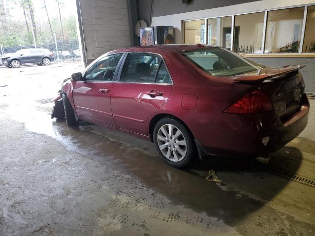 1HGCM66556A044832 - 2006 HONDA ACCORD EX BURGUNDY photo 2