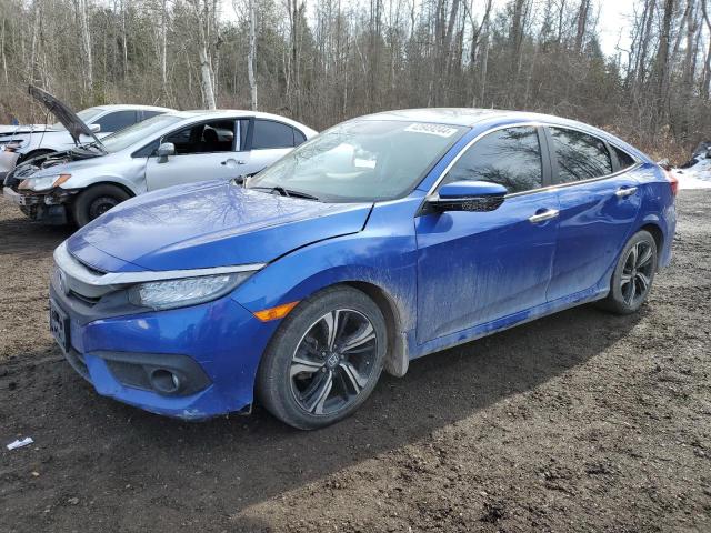 2HGFC1F96JH103340 - 2018 HONDA CIVIC TOURING BLUE photo 1