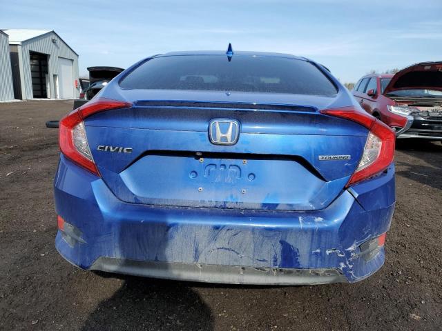 2HGFC1F96JH103340 - 2018 HONDA CIVIC TOURING BLUE photo 6