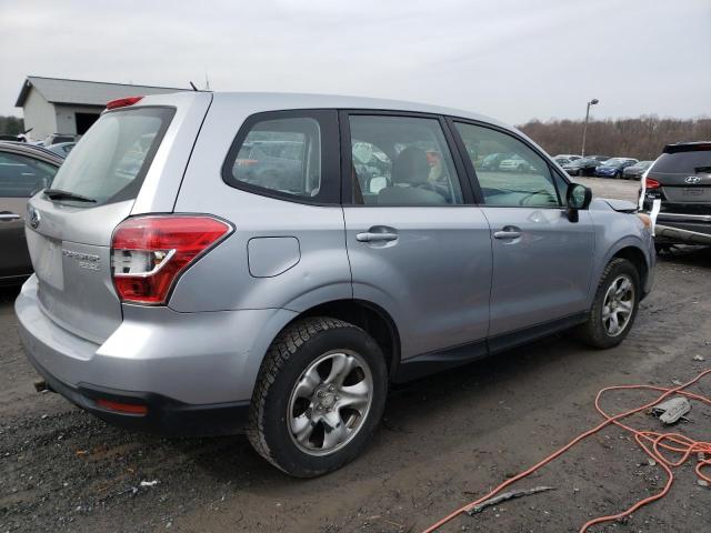 JF2SJAAC4FG487127 - 2015 SUBARU FORESTER 2.5I SILVER photo 3