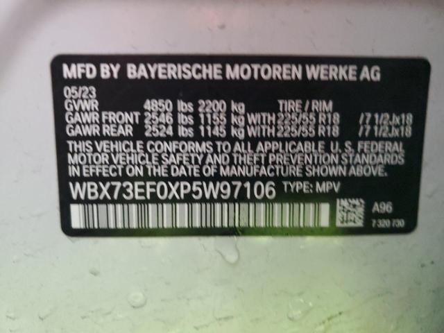 WBX73EF0XP5W97106 - 2023 BMW X1 XDRIVE28I WHITE photo 13