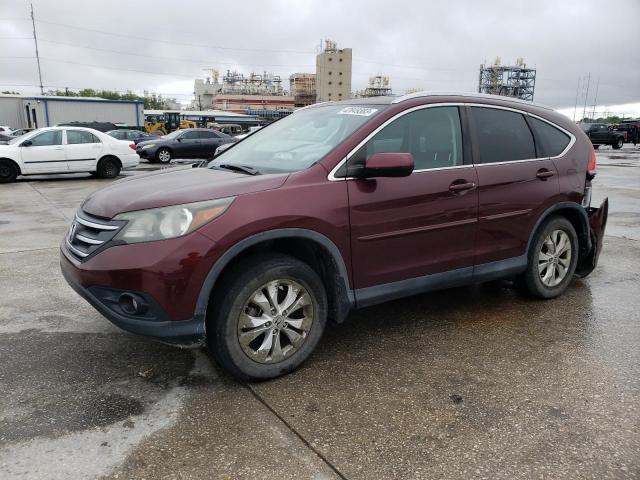 5J6RM3H76DL031461 - 2013 HONDA CR-V EXL BURGUNDY photo 1