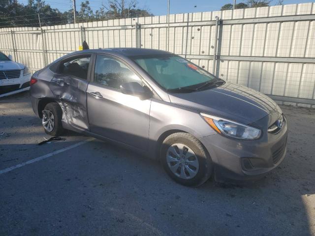 KMHCT4AE0HU311370 - 2017 HYUNDAI ACCENT SE GRAY photo 4