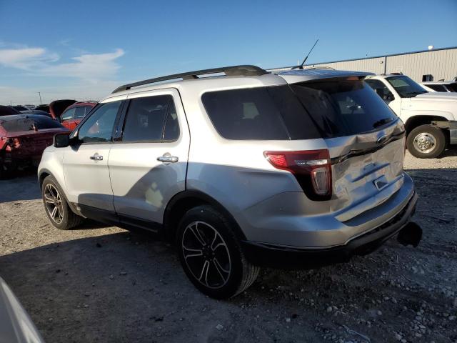 1FM5K8GT1EGC06551 - 2014 FORD EXPLORER SPORT GRAY photo 2