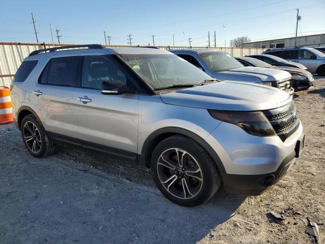 1FM5K8GT1EGC06551 - 2014 FORD EXPLORER SPORT GRAY photo 4