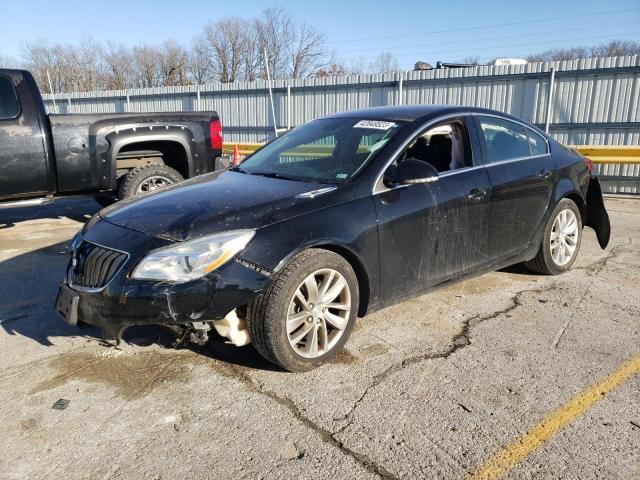 2G4GK5EX1E9321338 - 2014 BUICK REGAL BLACK photo 1