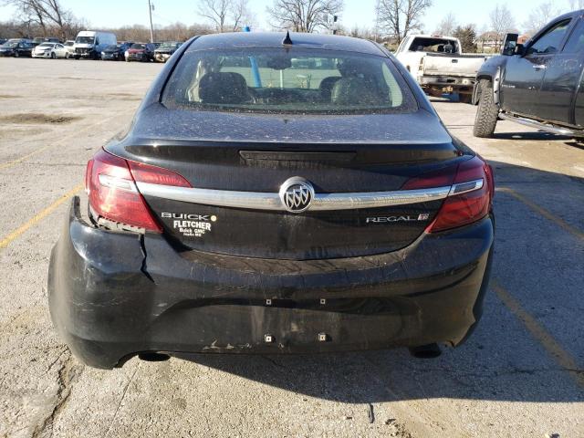 2G4GK5EX1E9321338 - 2014 BUICK REGAL BLACK photo 6