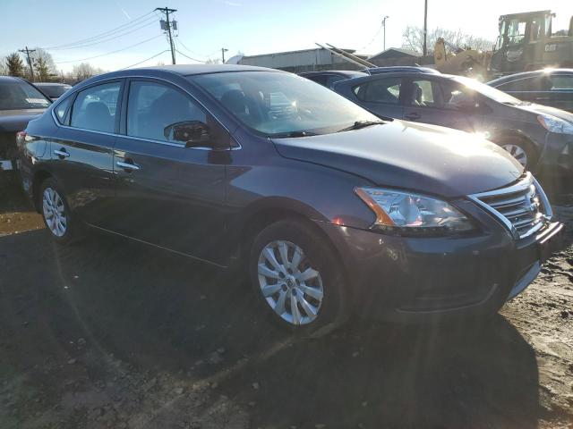 3N1AB7AP4DL696974 - 2013 NISSAN SENTRA S GRAY photo 4