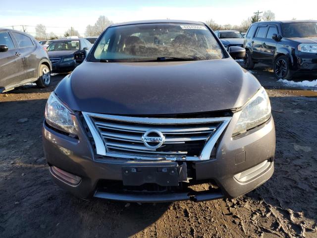 3N1AB7AP4DL696974 - 2013 NISSAN SENTRA S GRAY photo 5