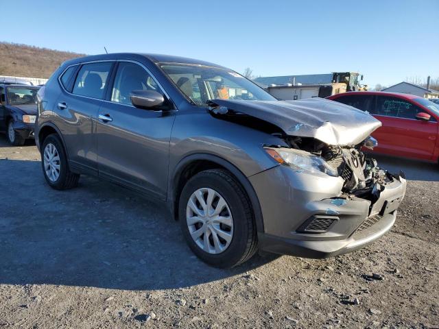 KNMAT2MV0FP539702 - 2015 NISSAN ROGUE S GRAY photo 4