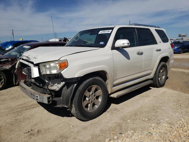 JTEZU5JRXA5012839 - 2010 TOYOTA 4RUNNER SR5 WHITE photo 1