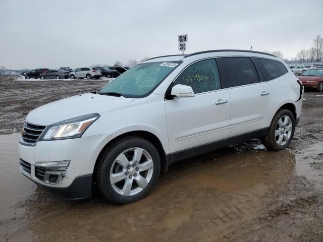 1GNKRJKDXGJ201551 - 2016 CHEVROLET TRAVERSE LTZ WHITE photo 1