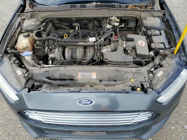 3FA6P0G71GR187693 - 2016 FORD FUSION S CHARCOAL photo 11