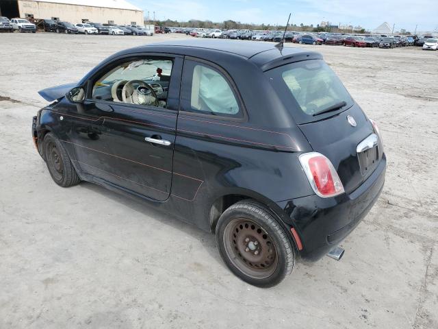 3C3CFFAR1FT509381 - 2015 FIAT 500 POP BLACK photo 2