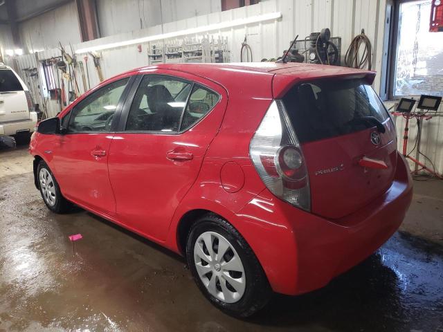 JTDKDTB36D1551796 - 2013 TOYOTA PRIUS C RED photo 2