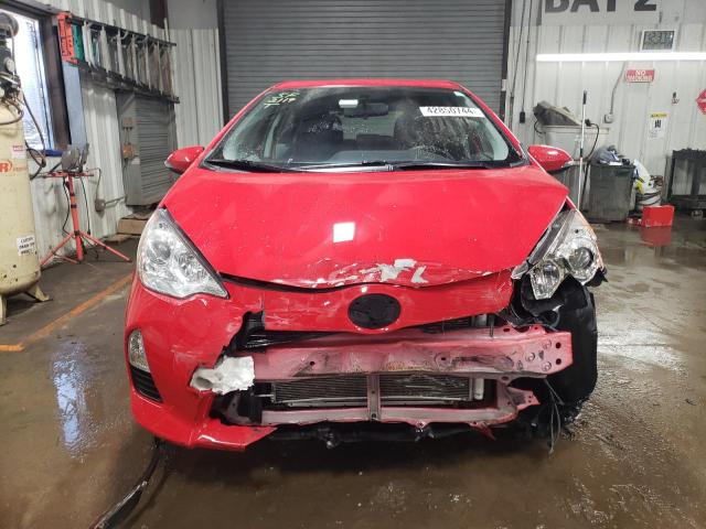 JTDKDTB36D1551796 - 2013 TOYOTA PRIUS C RED photo 5