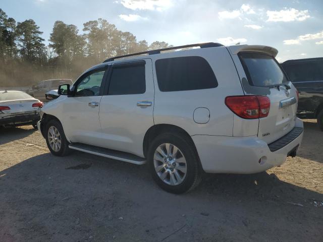 5TDYY5G12AS027609 - 2010 TOYOTA SEQUOIA PLATINUM WHITE photo 2