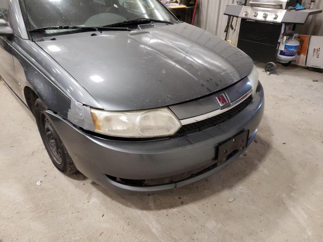 1G8AJ52FX4Z195343 - 2004 SATURN ION LEVEL 2 GRAY photo 9