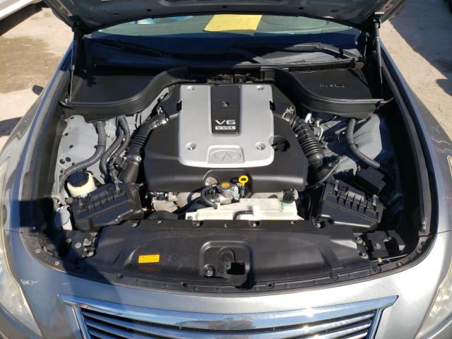 JN1CV6AP7DM717428 - 2013 INFINITI G37 BASE GRAY photo 11