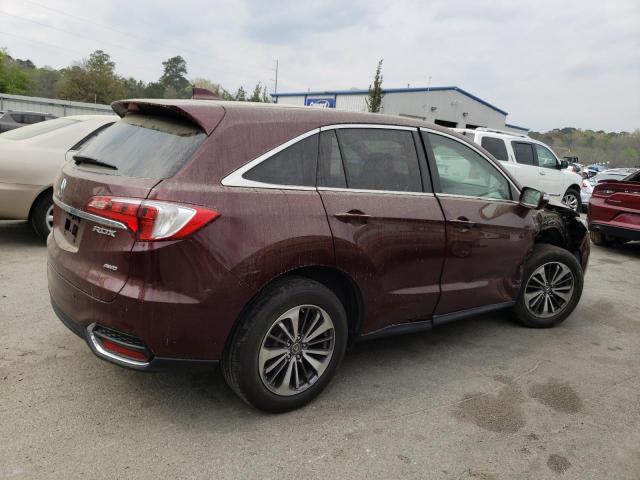 5J8TB4H70JL018452 - 2018 ACURA RDX ADVANCE BURGUNDY photo 3