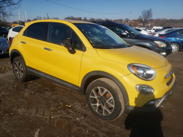 ZFBCFYCT0GP334870 - 2016 FIAT 500X TREKKING YELLOW photo 4