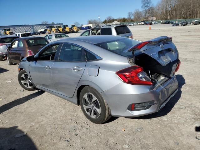 2HGFC2F62LH565053 - 2020 HONDA CIVIC LX SILVER photo 2