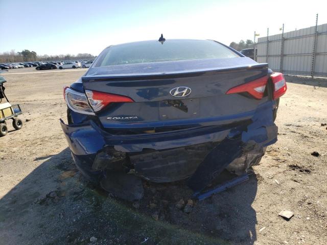 5NPE24AF6GH283219 - 2016 HYUNDAI SONATA SE BLUE photo 6