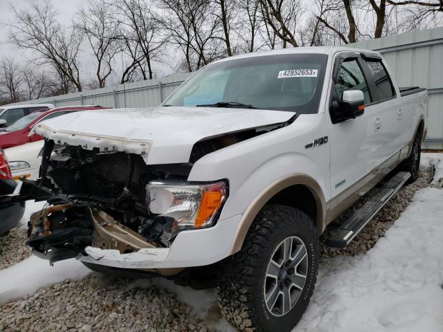 1FTFW1ET3CFB57587 - 2012 FORD F150 SUPER WHITE photo 1