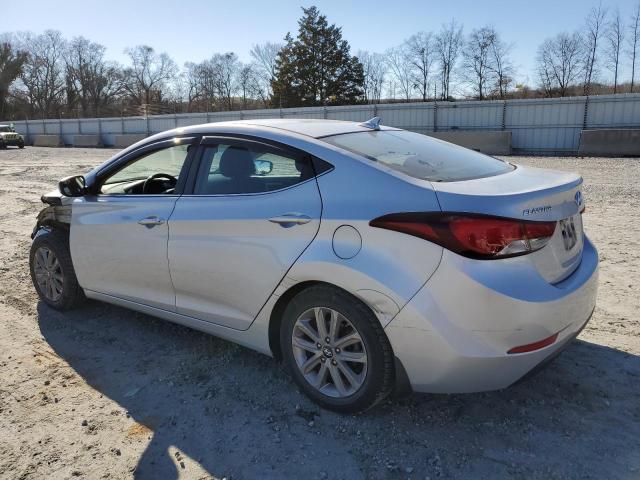 KMHDH4AE5FU437713 - 2015 HYUNDAI ELANTRA SE SILVER photo 2