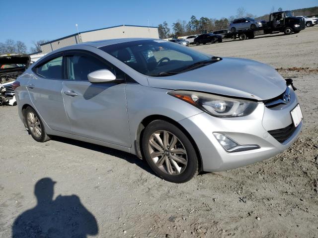 KMHDH4AE5FU437713 - 2015 HYUNDAI ELANTRA SE SILVER photo 4