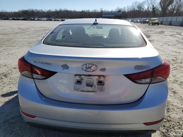 KMHDH4AE5FU437713 - 2015 HYUNDAI ELANTRA SE SILVER photo 6