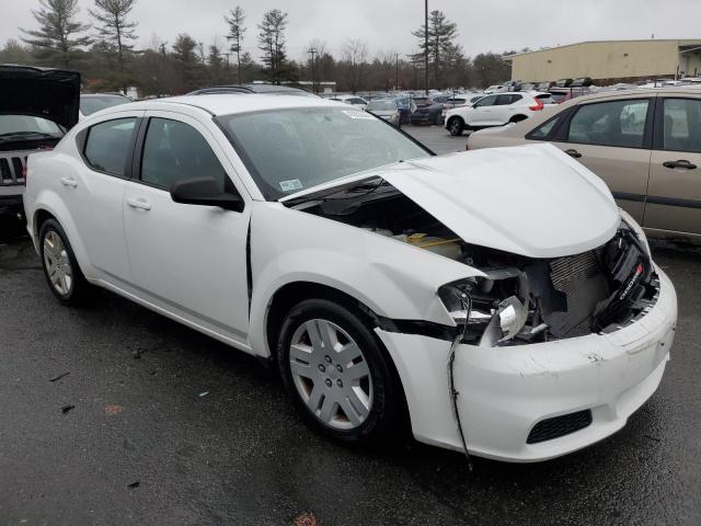 1C3CDZAB8DN532695 - 2013 DODGE AVENGER SE WHITE photo 4