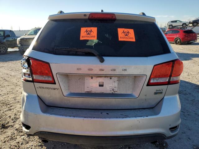 3C4PDCBG9ET270630 - 2014 DODGE JOURNEY SXT SILVER photo 6