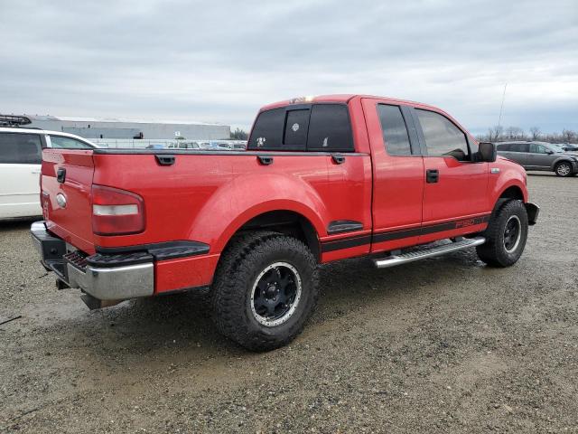 1FTPX04596KD42513 - 2006 FORD F150 RED photo 3