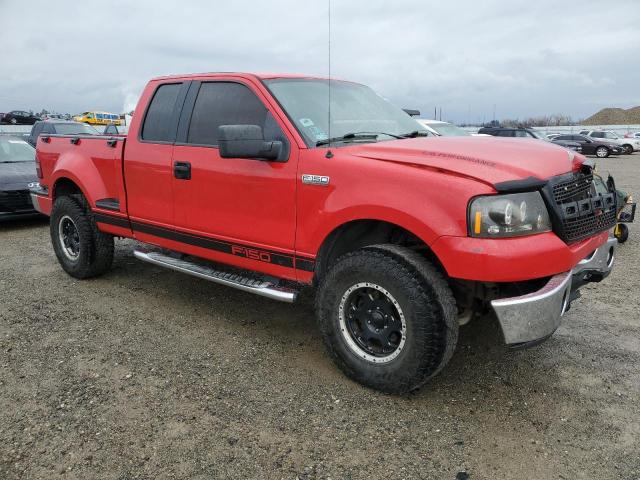 1FTPX04596KD42513 - 2006 FORD F150 RED photo 4