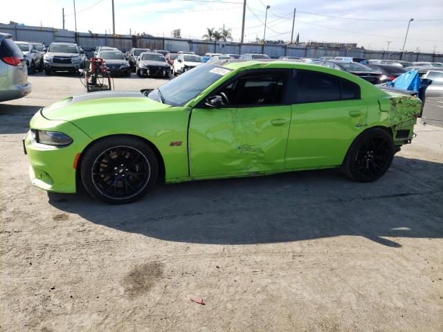 2C3CDXGJ8KH621983 - 2019 DODGE CHARGER SCAT PACK GREEN photo 1