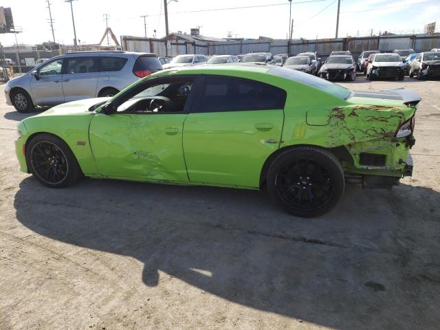 2C3CDXGJ8KH621983 - 2019 DODGE CHARGER SCAT PACK GREEN photo 2